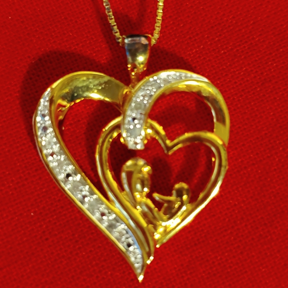 Mother & Child Necklace for Mother's Day